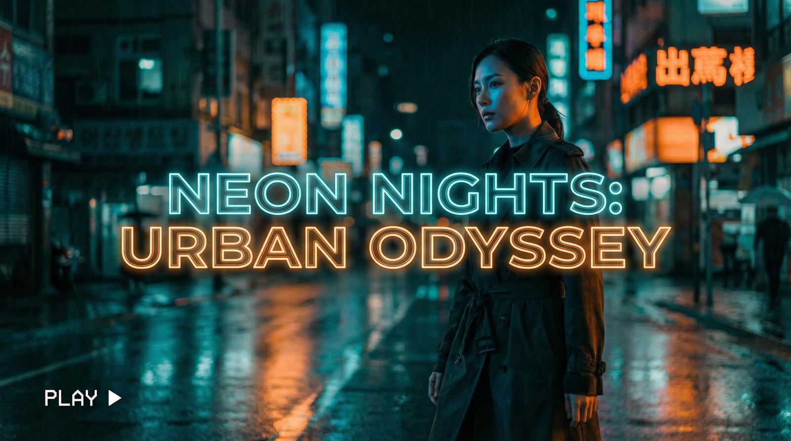 幼幼城市夜景视频